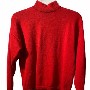 St. John Separates Red Sweater